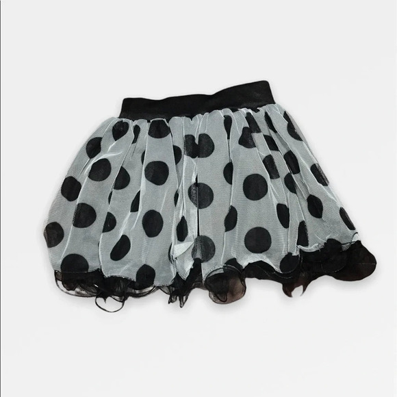 Gray Polkadot Tutu  Skirt - Picture 4 of 4